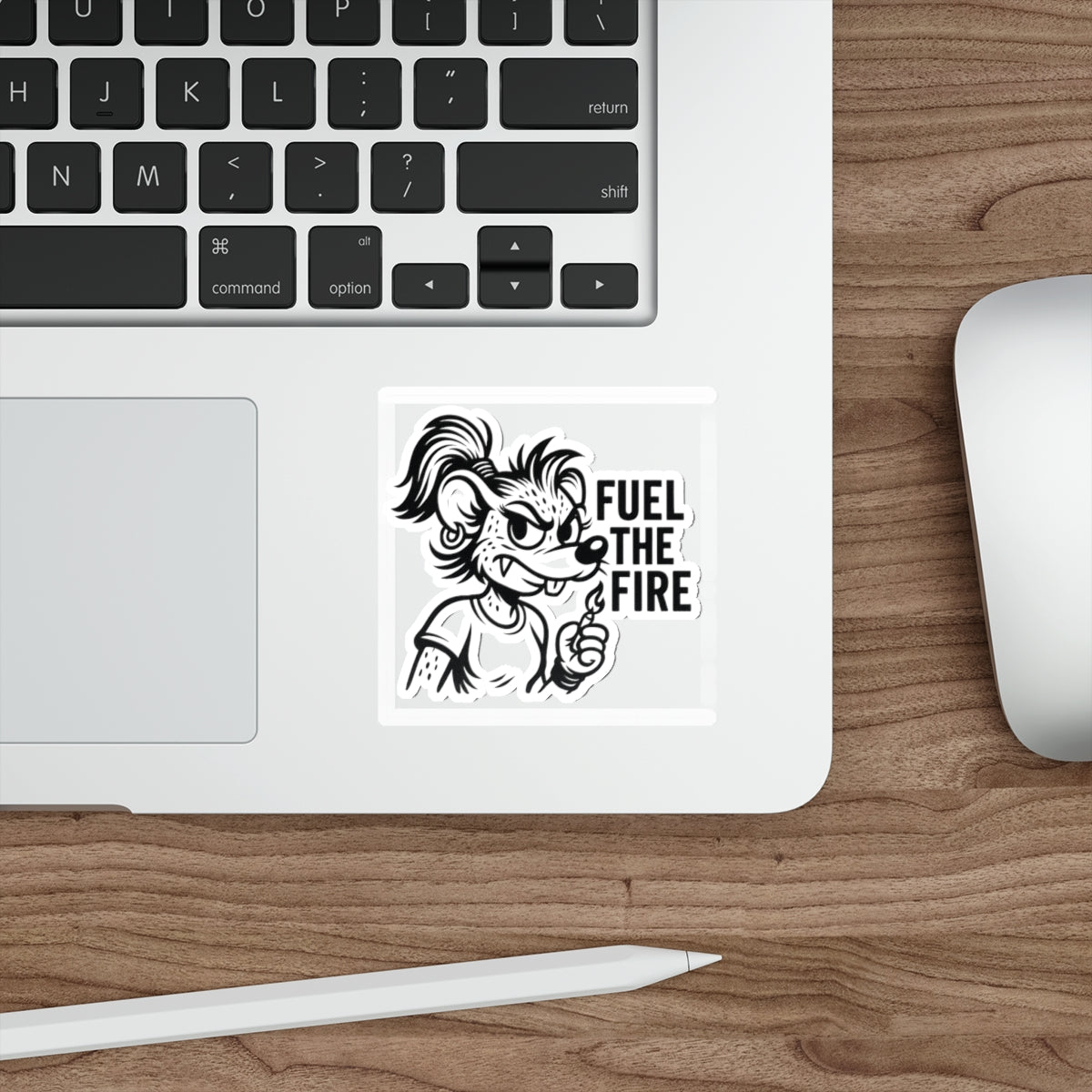 Lawless Sticker – Rat Rebel Fuel The Fire
