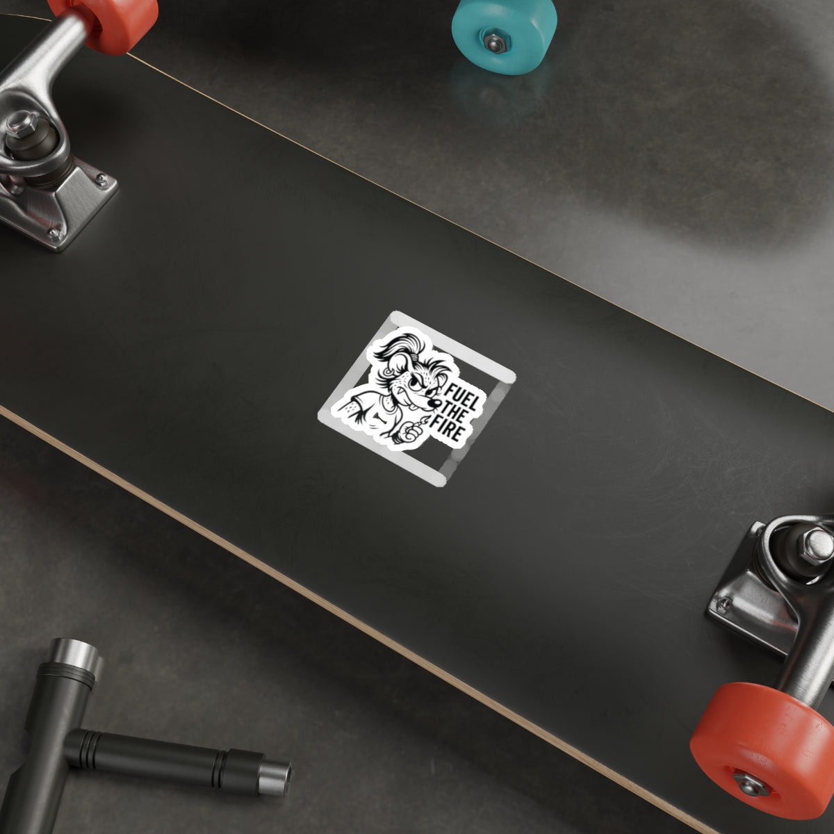 Lawless Sticker – Rat Rebel Fuel The Fire