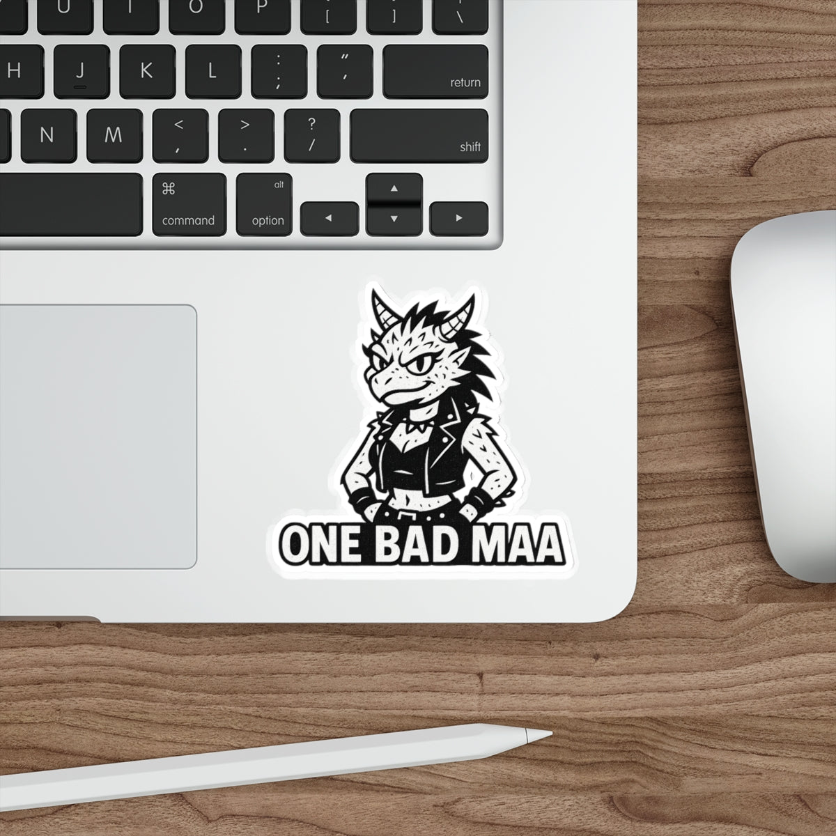 Desert Queen of Trouble - One Bad Maa Rebel Sticker – Horned Toad Rebel Decal