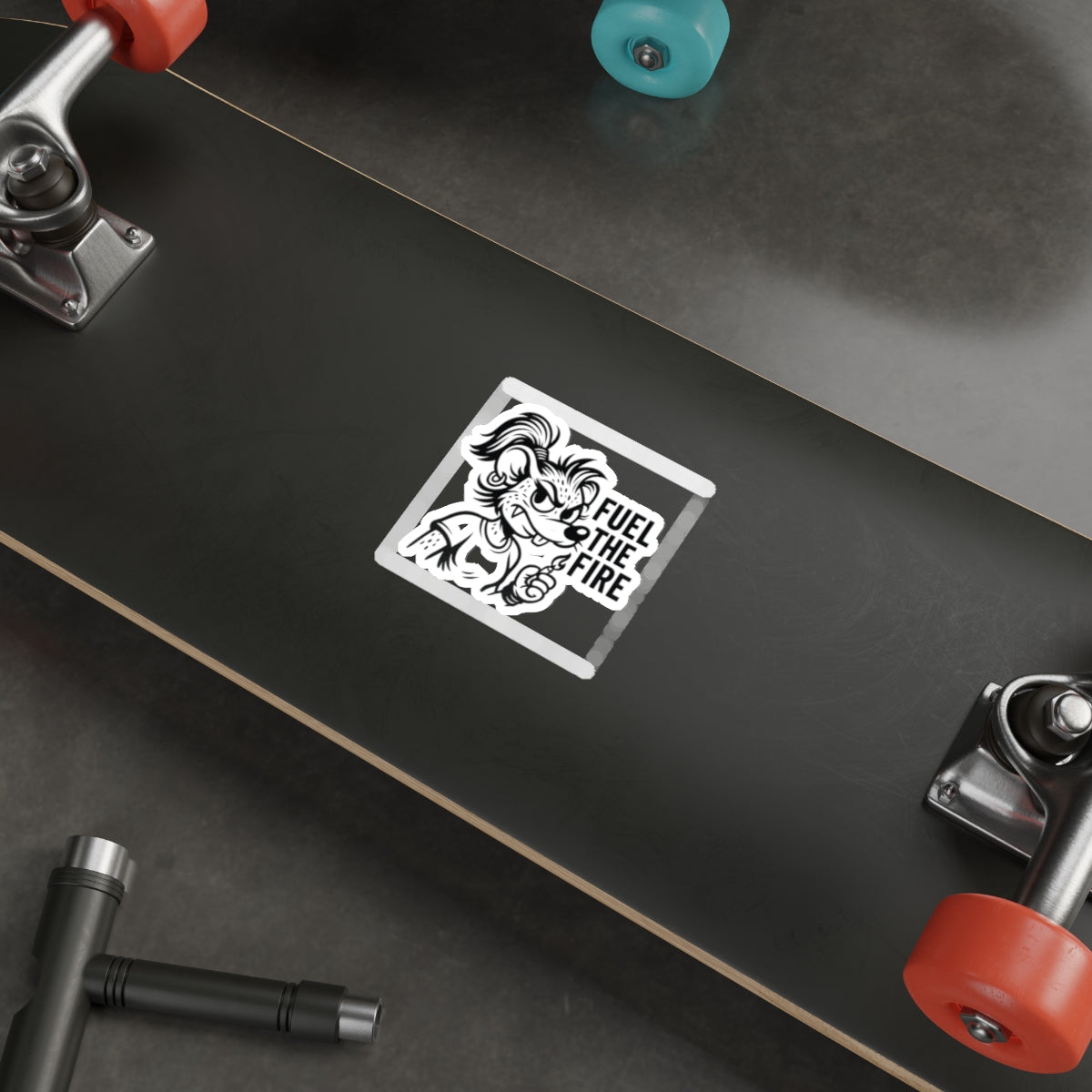 Lawless Sticker – Rat Rebel Fuel The Fire
