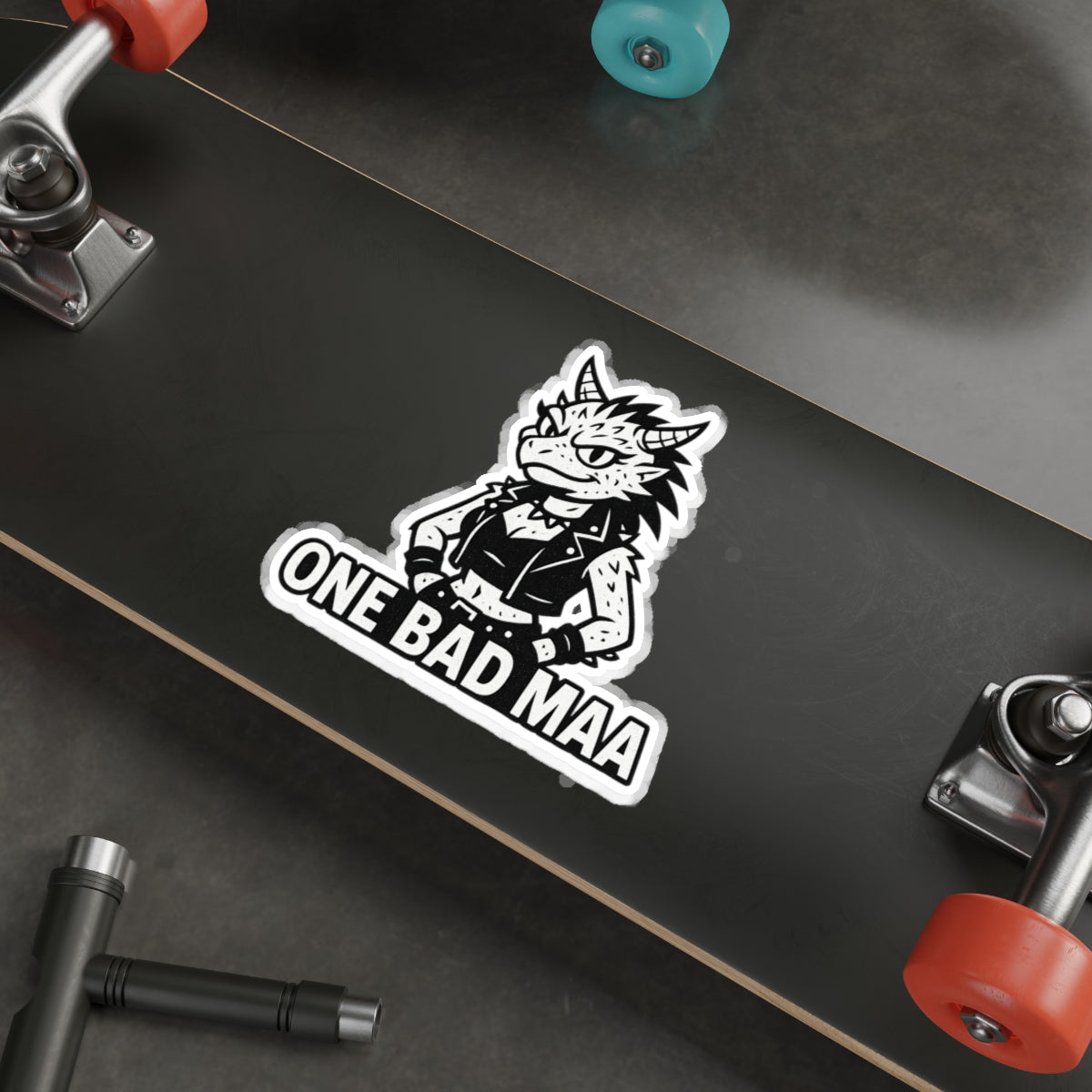 Desert Queen of Trouble - One Bad Maa Rebel Sticker – Horned Toad Rebel Decal