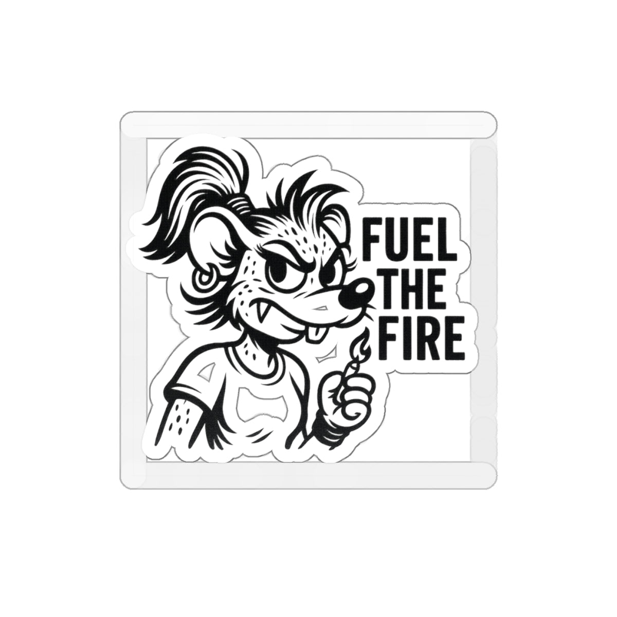 Lawless Sticker – Rat Rebel Fuel The Fire