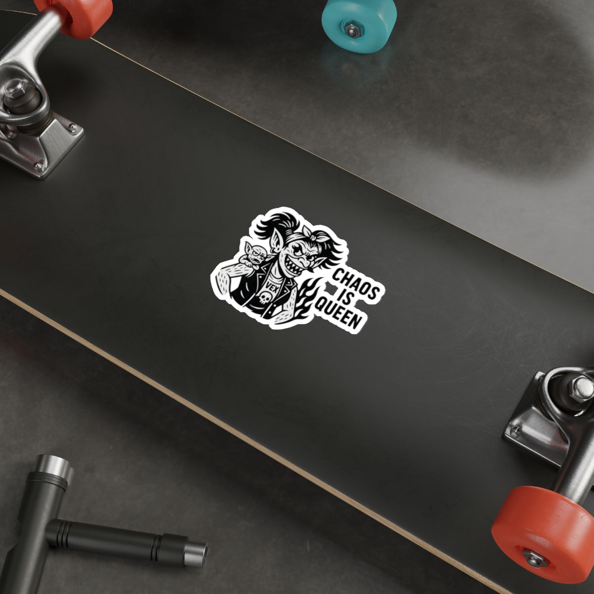 Monster Maa Vex – Outlaw Queen of Suburbia Sticker