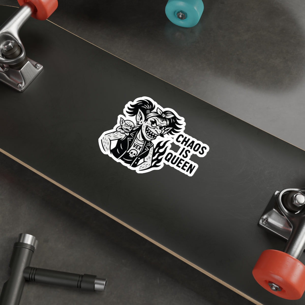 Monster Maa Vex – Outlaw Queen of Suburbia Sticker