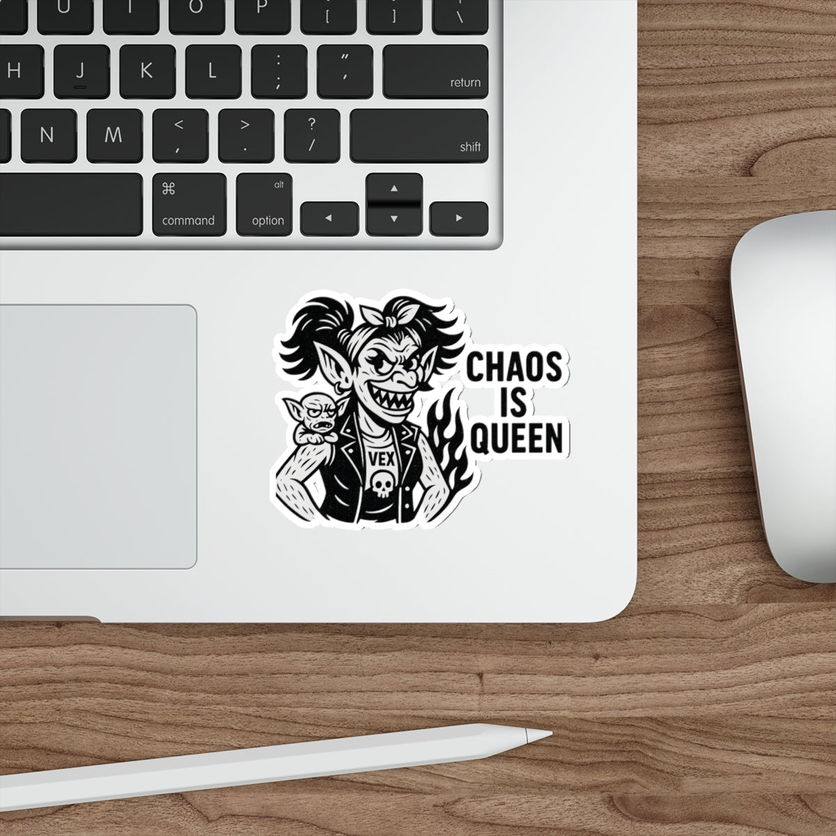 Monster Maa Vex – Outlaw Queen of Suburbia Sticker