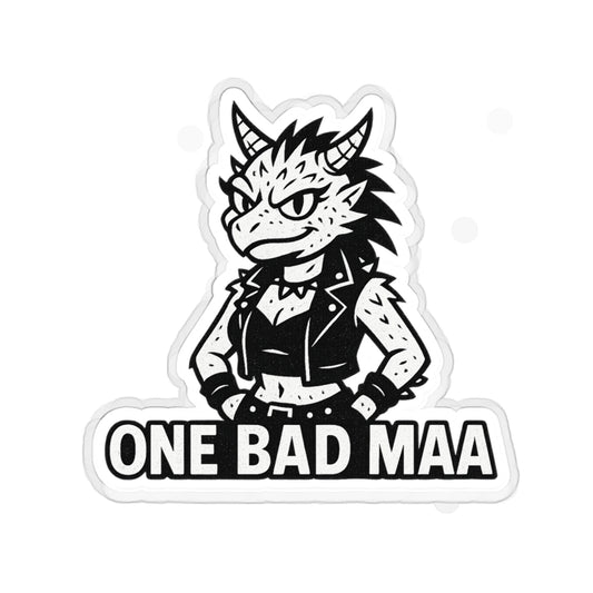 Desert Queen of Trouble - One Bad Maa Rebel Sticker – Horned Toad Rebel Decal