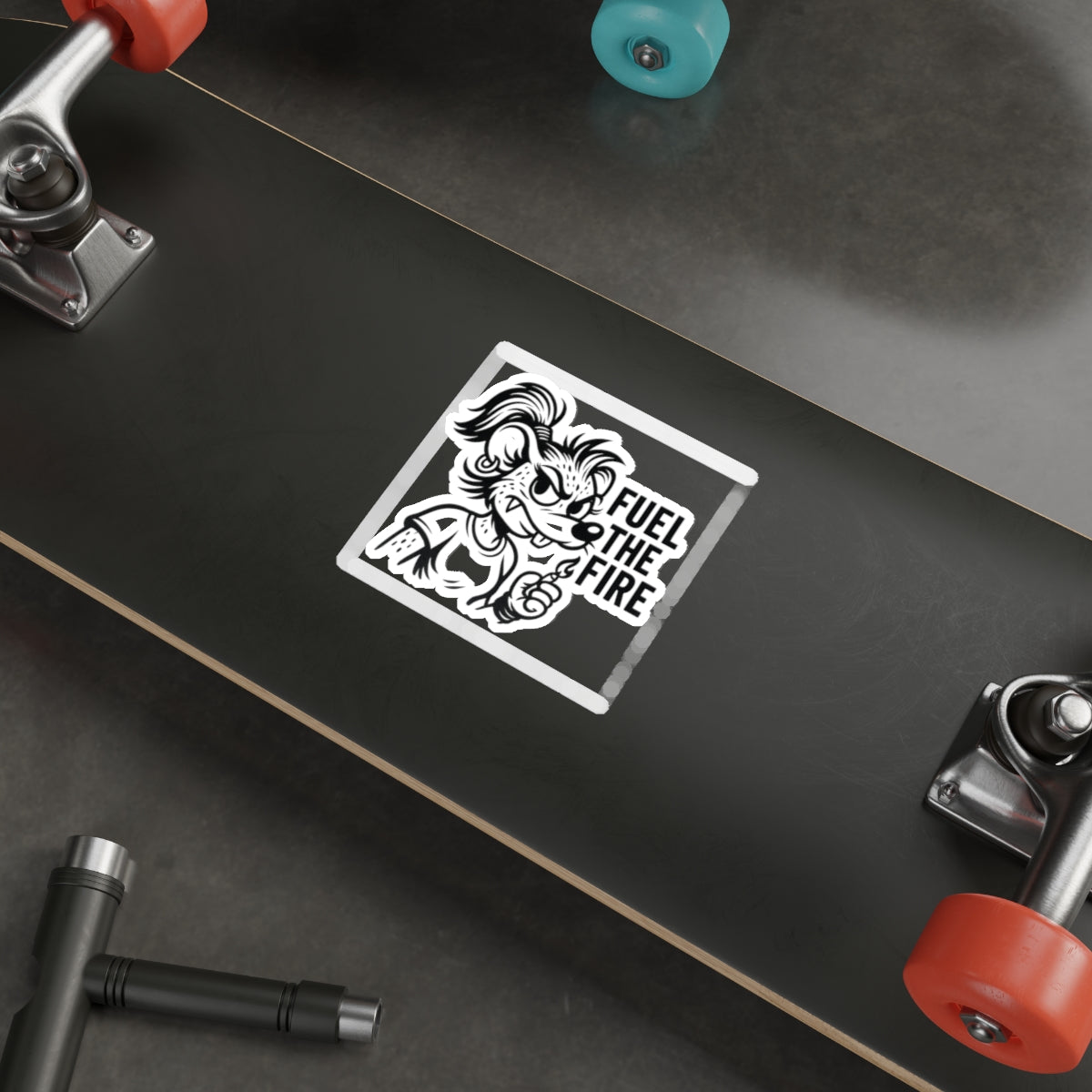 Lawless Sticker – Rat Rebel Fuel The Fire