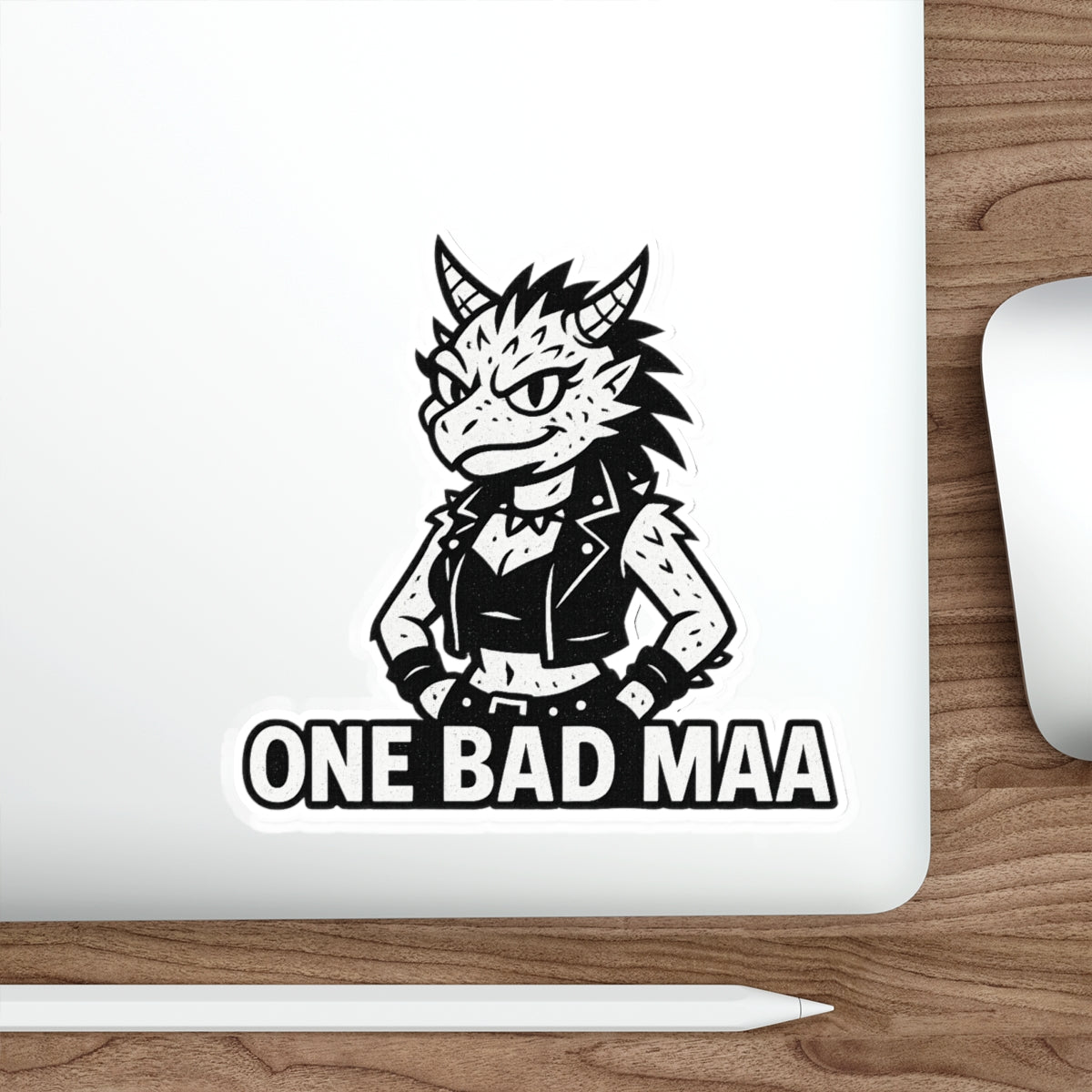 Desert Queen of Trouble - One Bad Maa Rebel Sticker – Horned Toad Rebel Decal